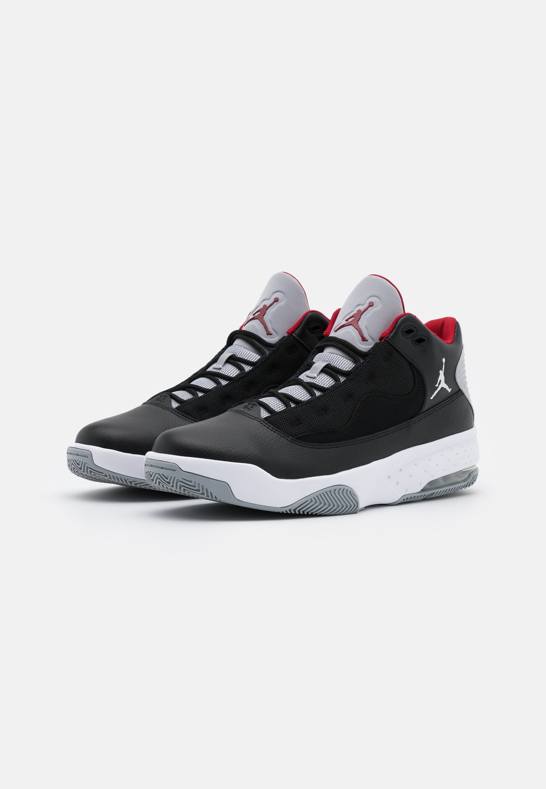 Jordan MAX AURA 2 Høye joggesko blackgym redwhitewolf Jordan MAX AURA Høye joggesko whiteblackgym red