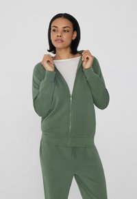 Tezenis Sweat zippé - grün w military green