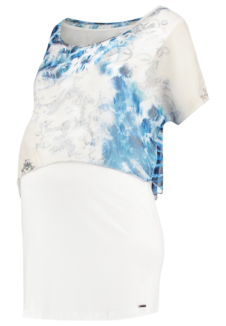 love2wait T-shirt print wit