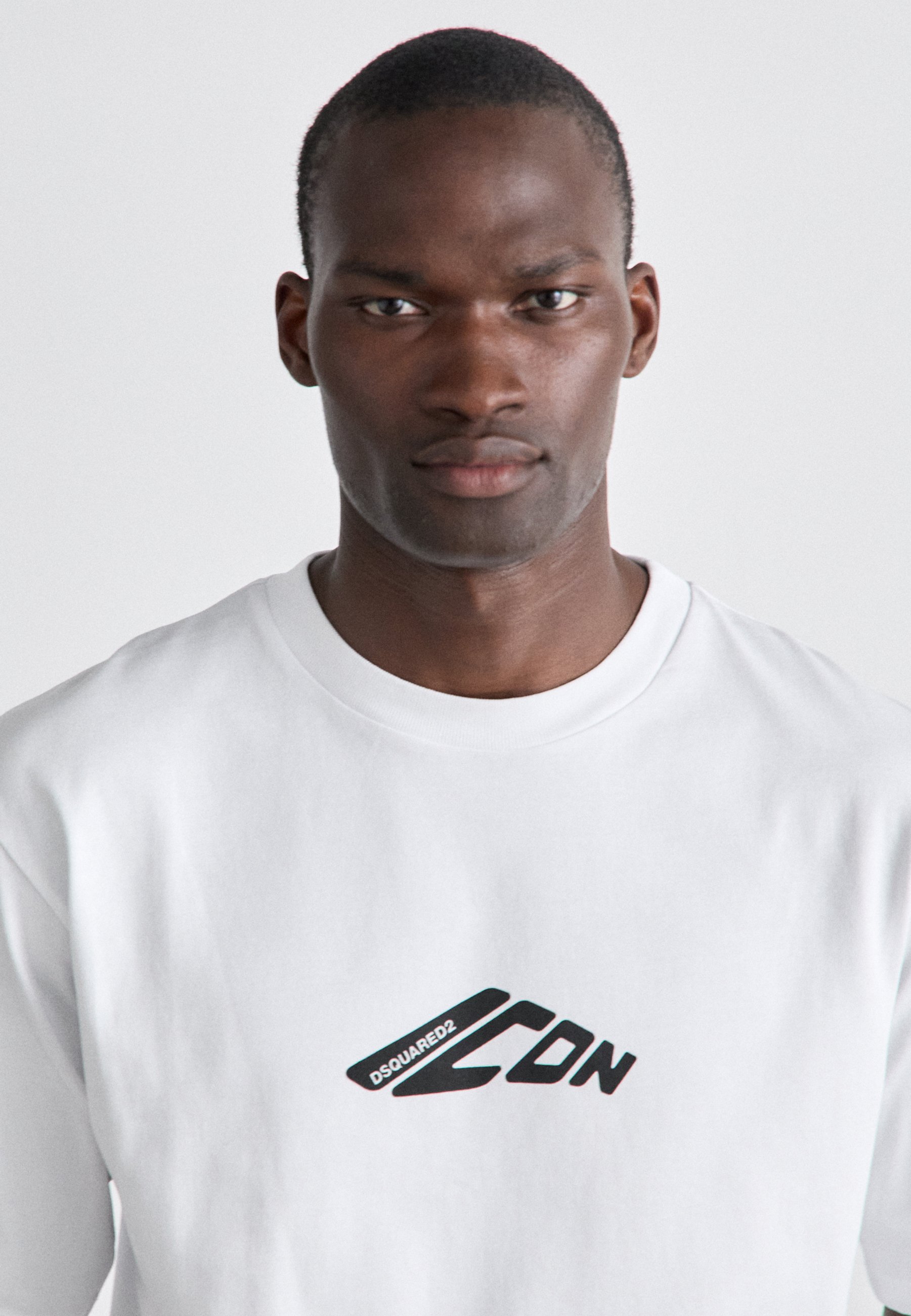DSQUARED2 ICON LOOSE FIT TEE - Print T-shirt - white - Zalando.ie