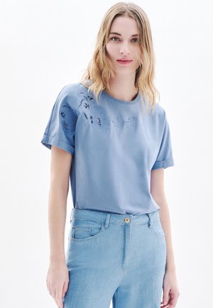 T-shirt con stampa - bleu gris