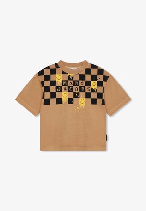 Marc Jacobs SHORT SLEEVES TEE - Triko s potiskem - stone