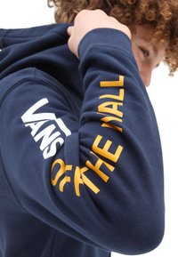 Vans CIRCLED CHECKER PO - Felpa con cappuccio - dark blue