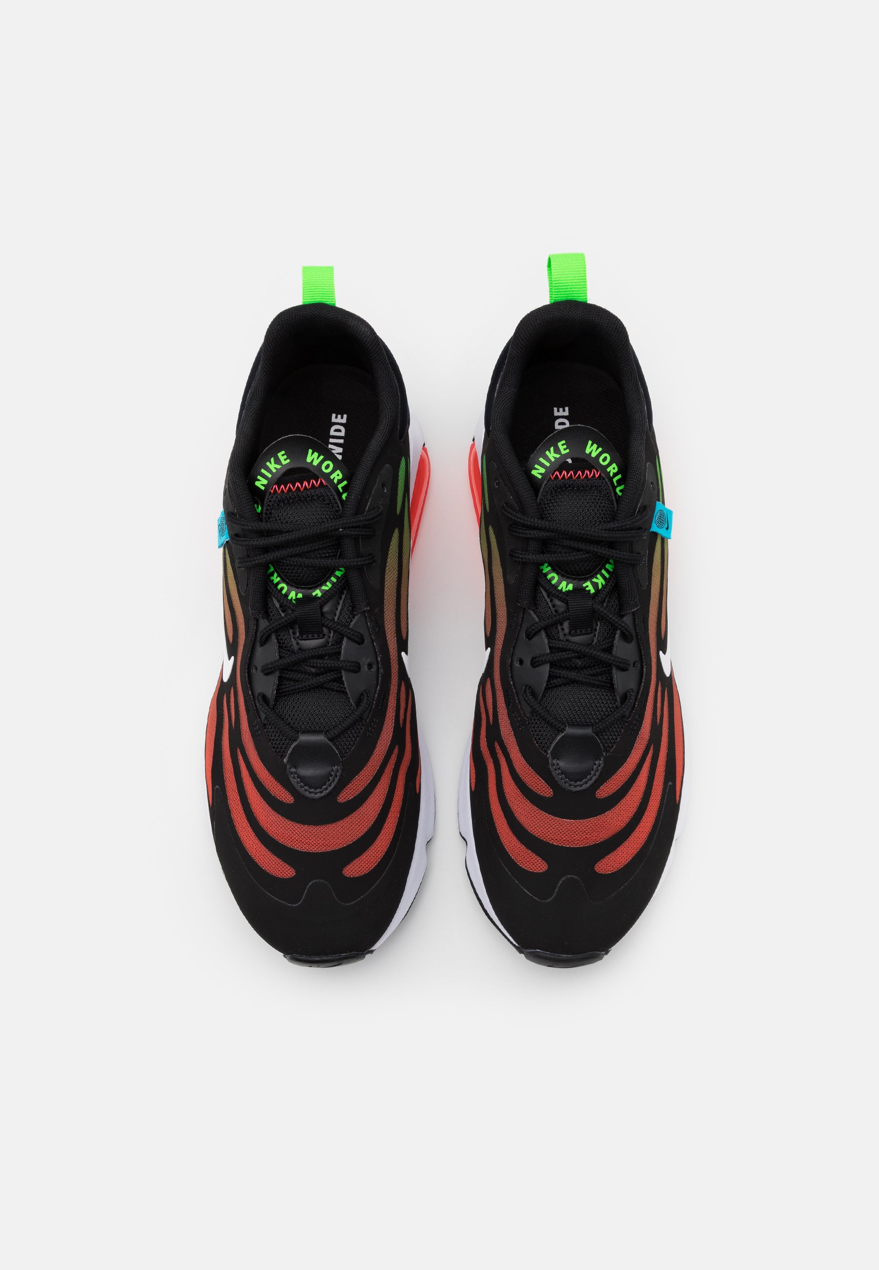 Nike Sportswear AIR MAX EXOSENSE SE UNISEX - Sneaker low -  black/white/flash crimson/green strike/blue fury/schwarz - Zalando.de