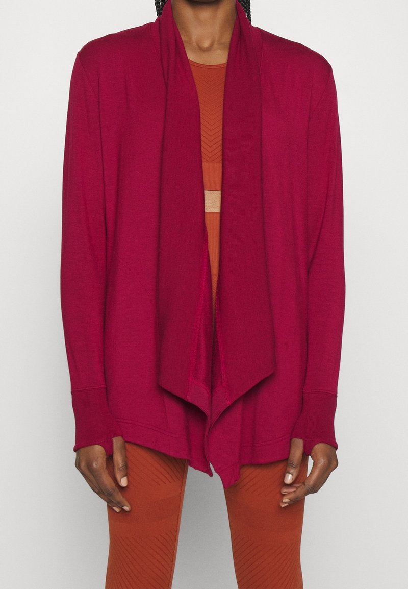 Athleta Sweat zippé - berry