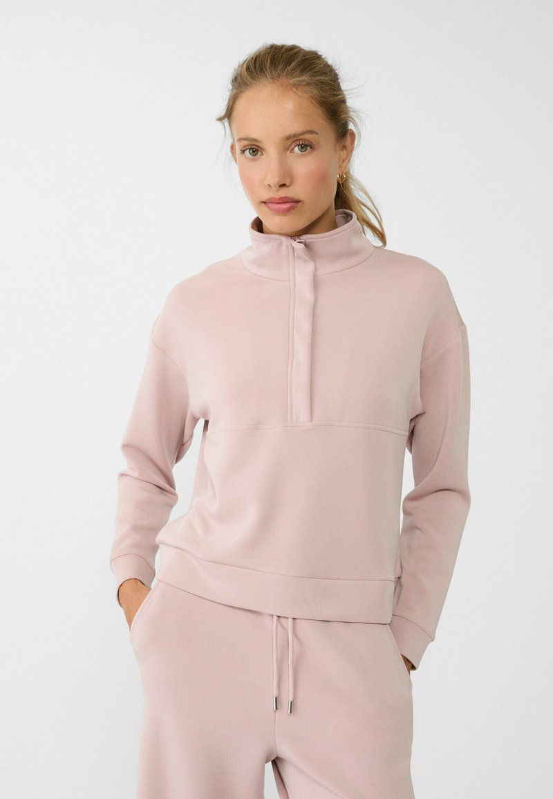 Stradivarius SOFT-TOUCH - Sportska majica - pink