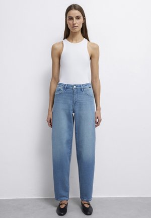 LEILA - Mom Jeans - lt blue glam
