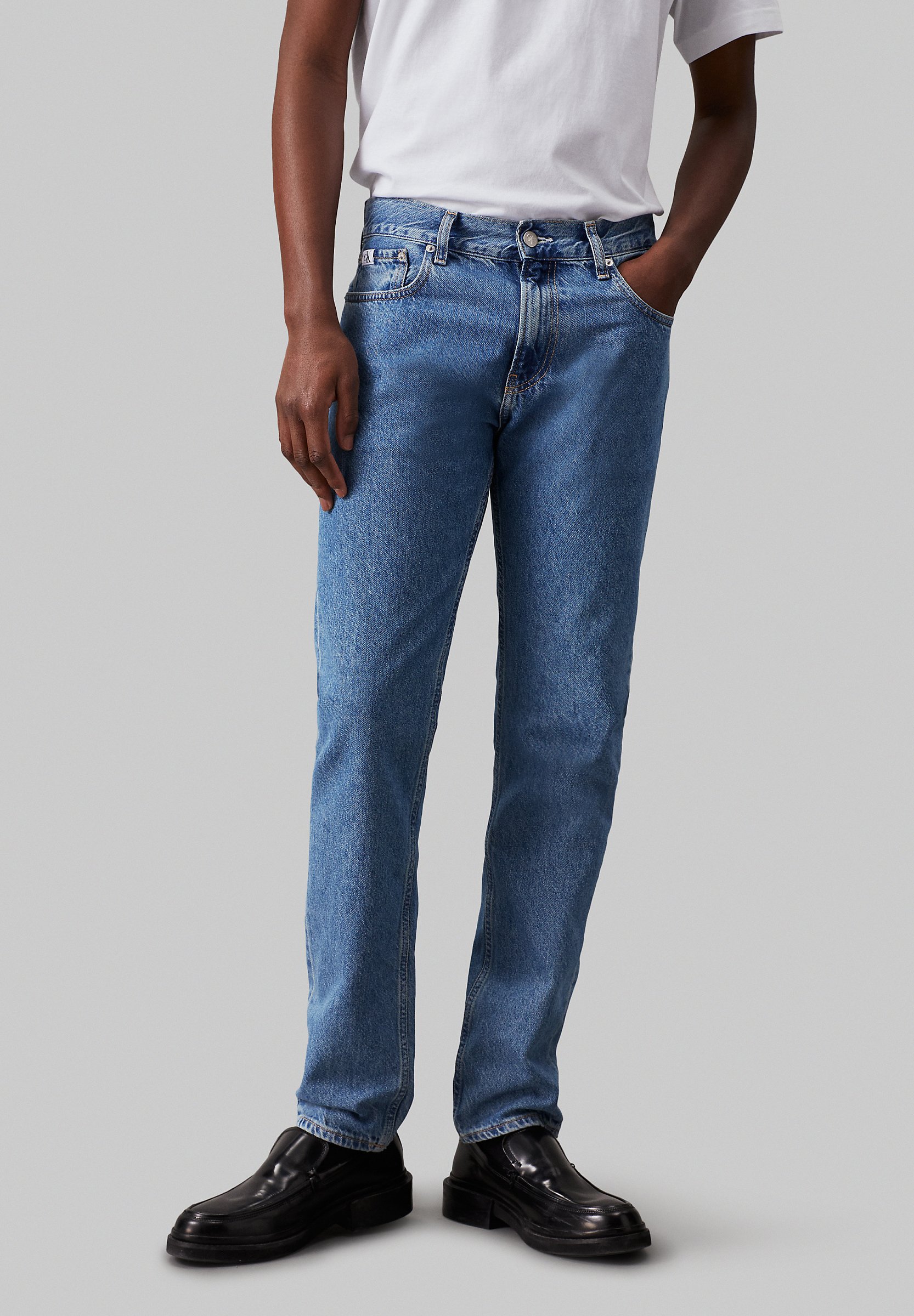 Calvin Klein Jeans AUTHENTIC STRAIGHT - Jean droit - denim light 