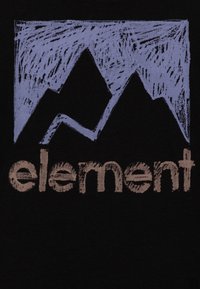 Element JOINT SCRIBBLE YOUTH - Topper langermet - flint black