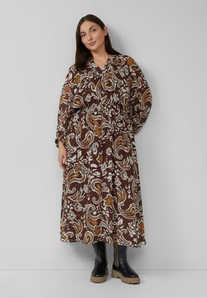 Robe de jour - dunkelbraun