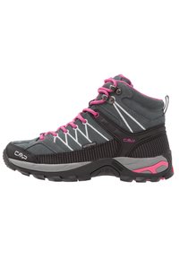 RIGEL MID TREKKING - Scarpa da hiking - grey/fuxia/ice