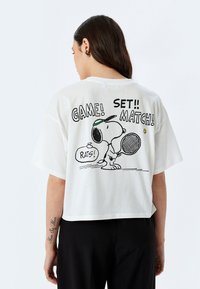 SNOOPY   - Printtipaita - beige