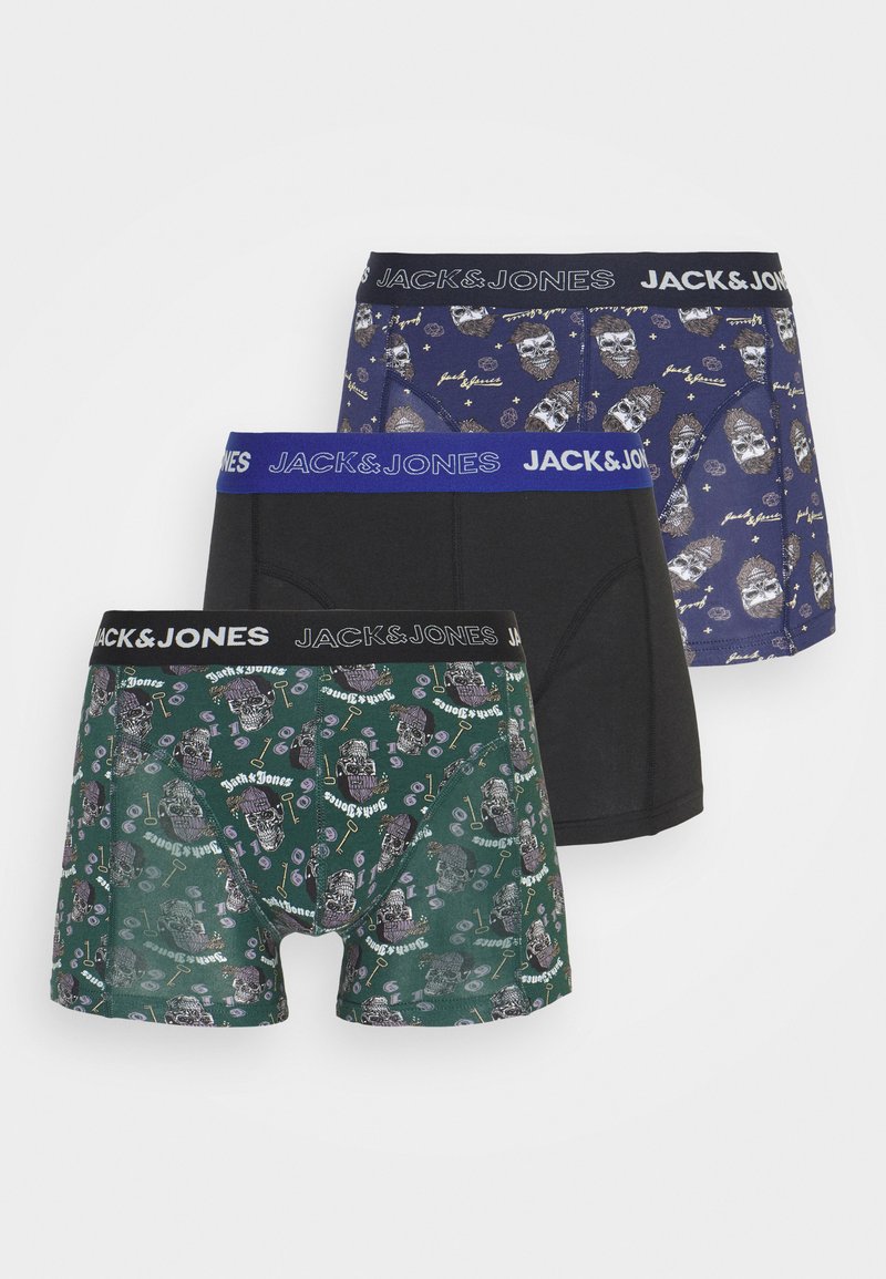 Herren Unterhosen | Jack & Jones JACDOME TRUNKS 3 PACK Panties tap shoe/grün - RV36381 Herren Unterhosen | Jack & Jones JACDOME TRUNKS 3 PACK Panties tap shoe/grün - RV36381