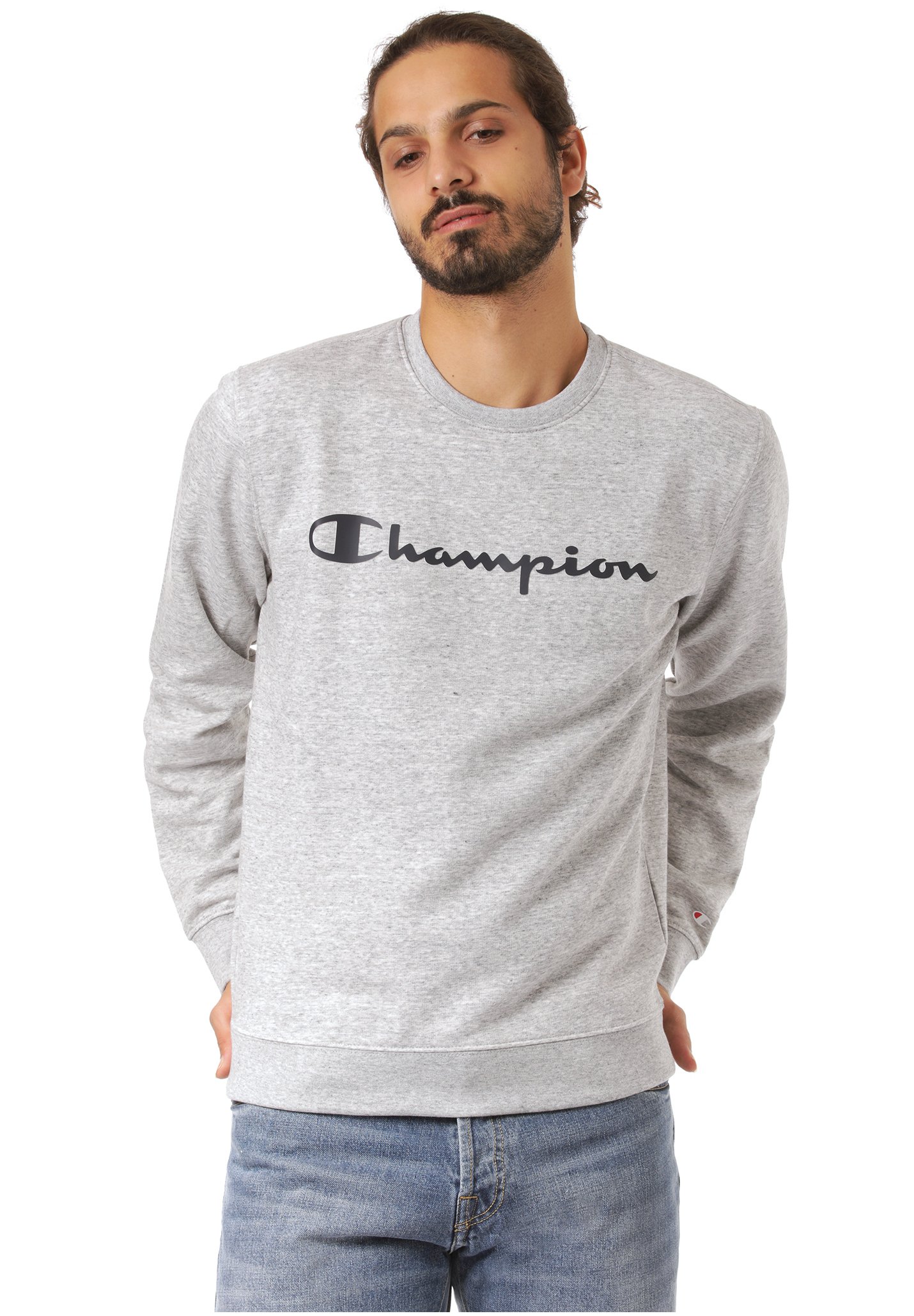 champion sweater gray