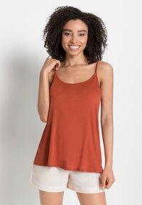 LASCANA SPAGHETTI - Top - rostrot