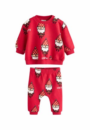 REGULAR FIT - CHRISTMAS COST AND JOGGERS SET - Trousers - red santa