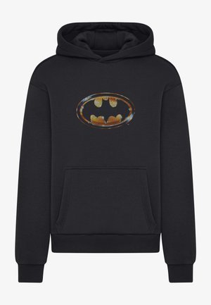 Merchcode, BATMAN 1989 LOGO FLUFFY HOODIE - Mikina s kapucňou - black