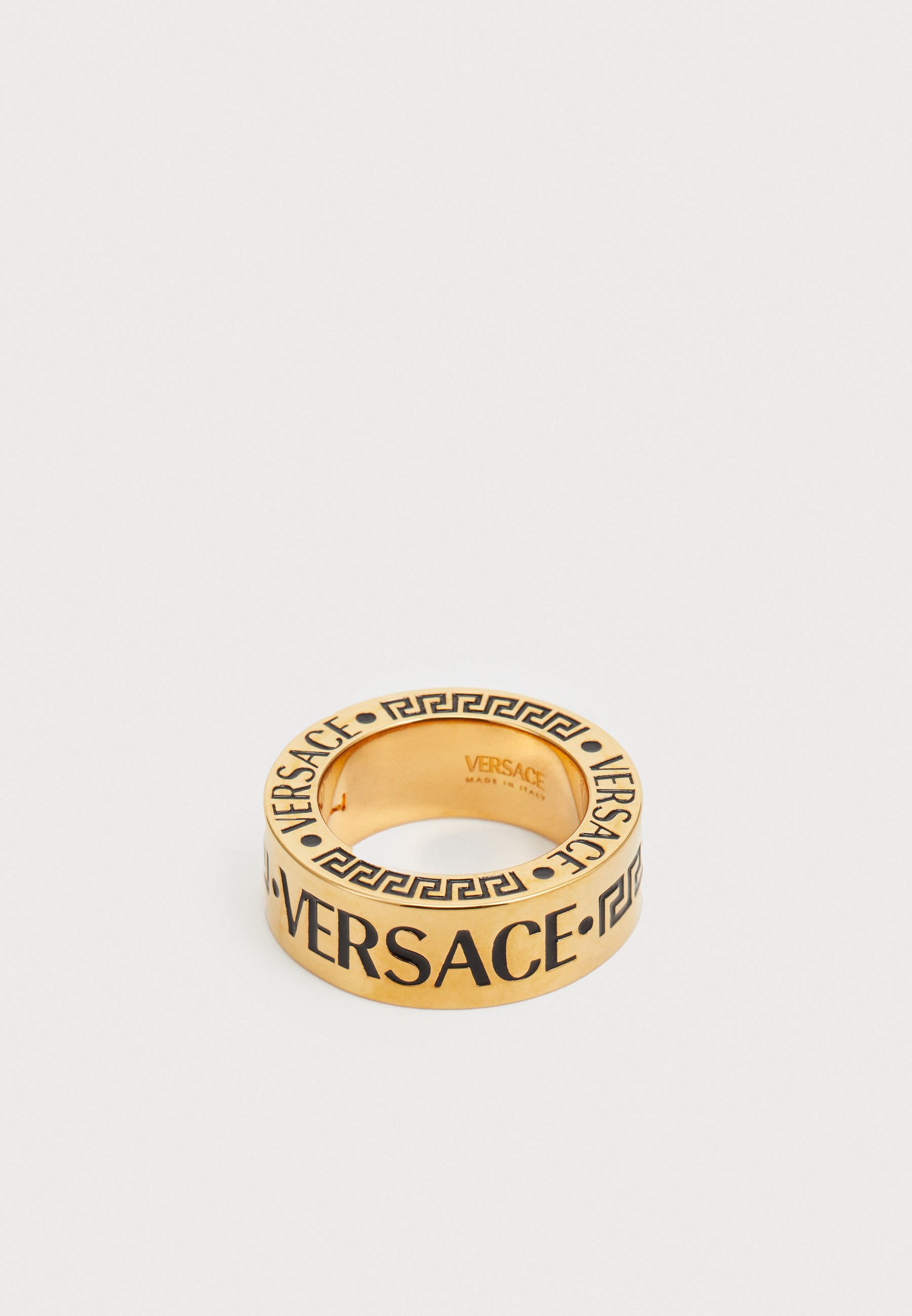 Versace UNISEX Ring gold-coloured/black/goudkleurig