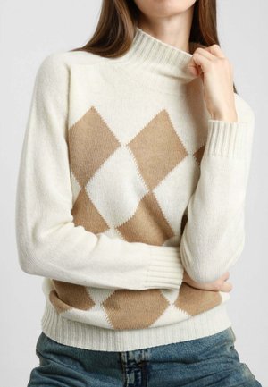 FANTASIA ROMBI - Maglione - beige