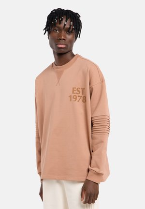 THE CLEAN CAPSULE CREWNECK - Sweatshirt - mocha mousse