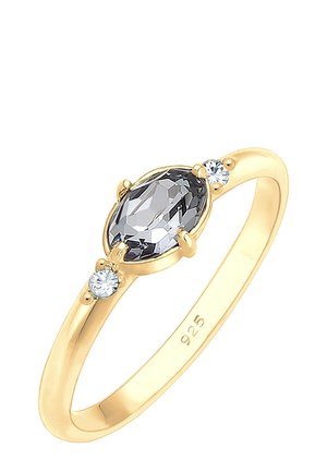 SPARKLING OVAL - MIT KRISTALLEN VON SWAROVSKI® - Sormus - gold-coloured