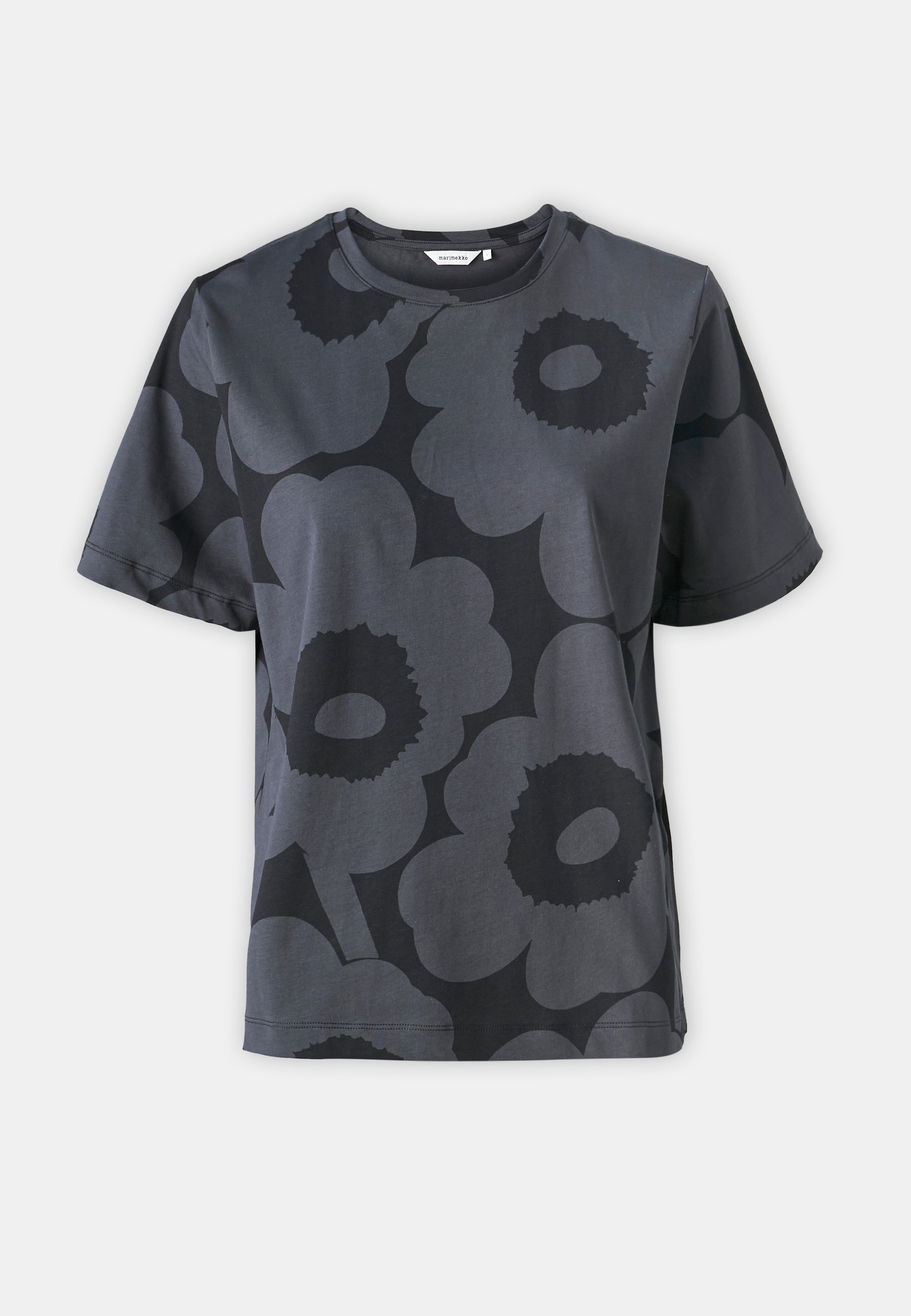 Marimekko TUNNIT UNIKKO - Print T-shirt - black/dark grey/black