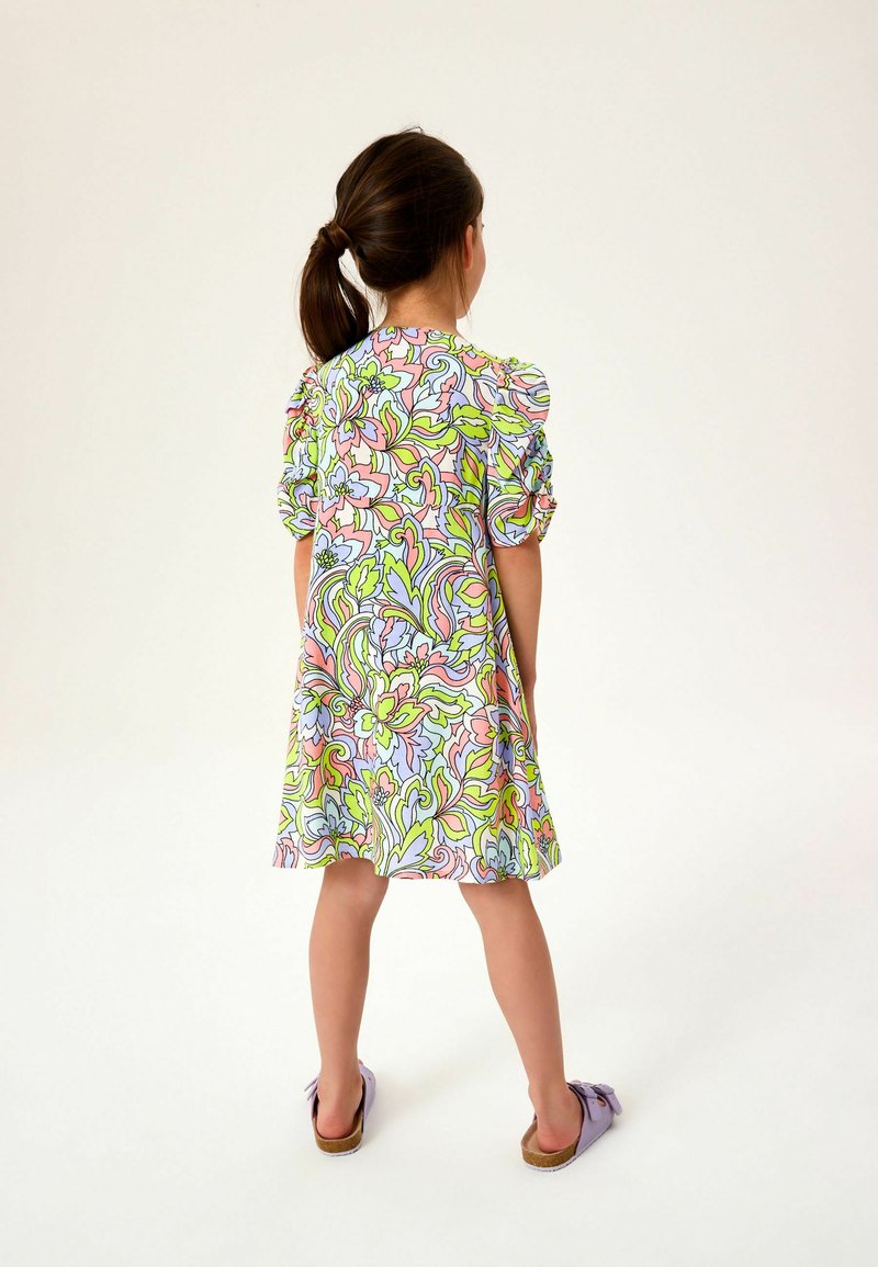 Kinder Freizeitkleider | Next SHIRRED SLEEVE Freizeitkleid green/grün - GB01672 Kinder Freizeitkleider | Next SHIRRED SLEEVE Freizeitkleid green/grün - GB01672