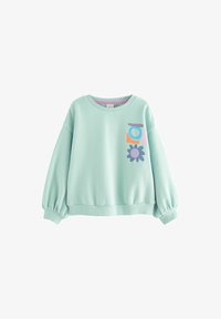 Pasirinkta, green floral shapes