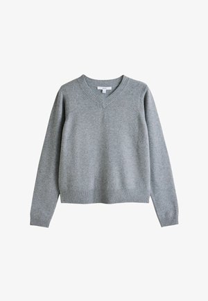 Next, SUPERSOFT V-NECK LONG SLEEVE JUMPER - Jumper - grey