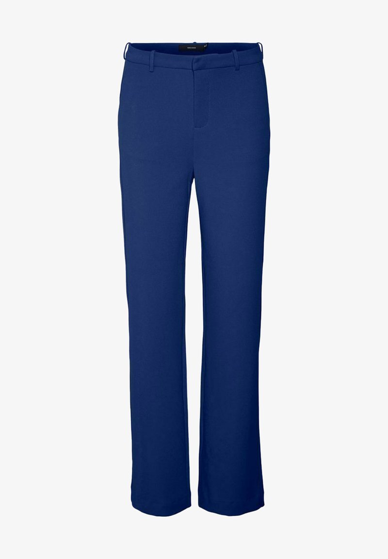 Vero Moda VMZAMIRA STRAIGHT - Tygbyxor - sodalite blue