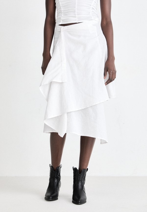RAMONA ASYMMETRIC BLEND WRAP SKIRT - Wrap skirt