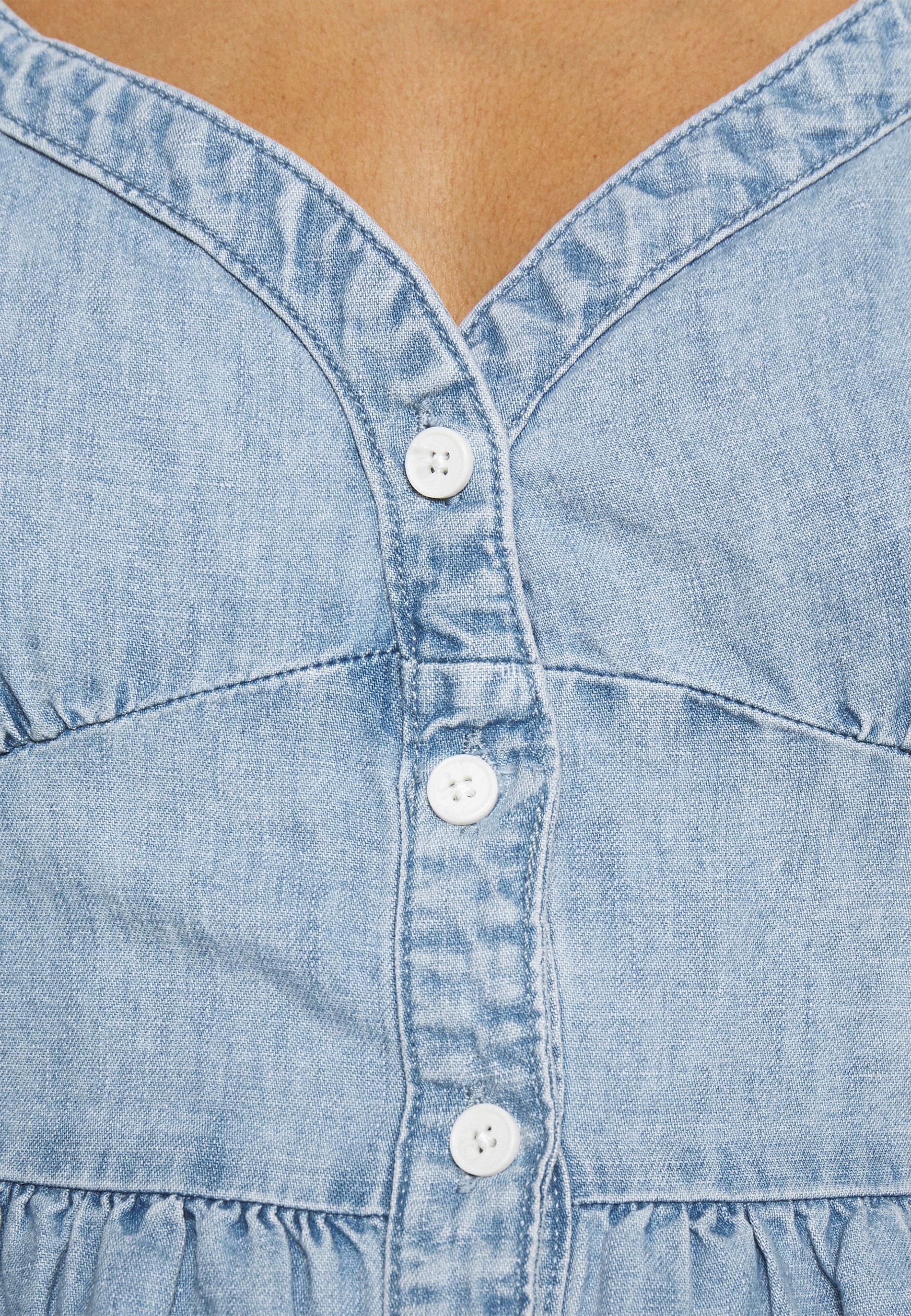 Levi's® SABINE DRESS - Spijkerjurk - light-blue denim/Lichtblauw -  Zalando.nl