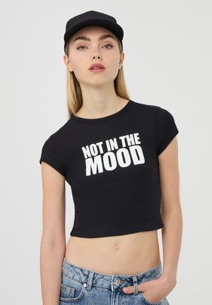 T-shirt con stampa - nero