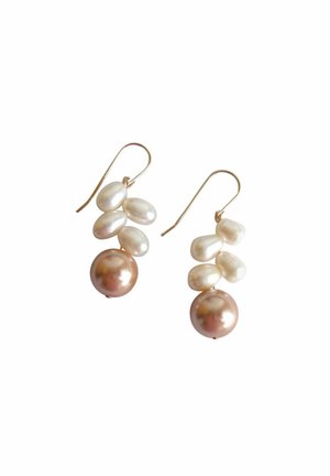 Earrings - gold coloured