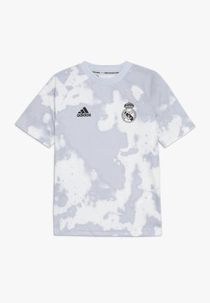 REAL PRESHI - Triko s potiskem - grey/white