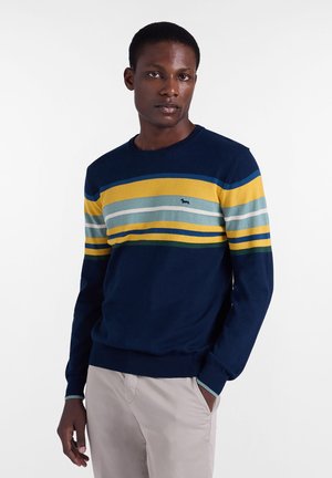 CON COLLO TONDO - Maglione - blu scuro