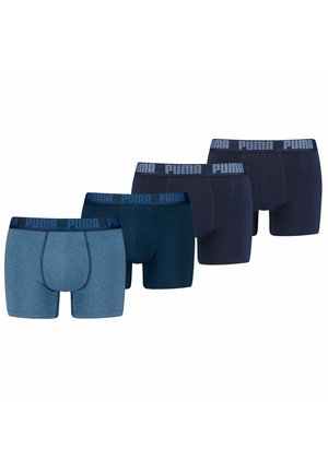Puma MEN EVERYDAY 4 PACK  - Lange Boxershorts - denim navy