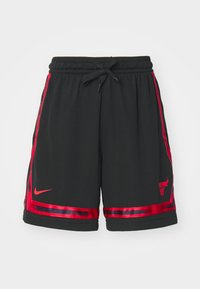 Nike Performance NBA CHICAGO BULLS CROSSOVER SHORT - Article de supporter d'équipe de club - black