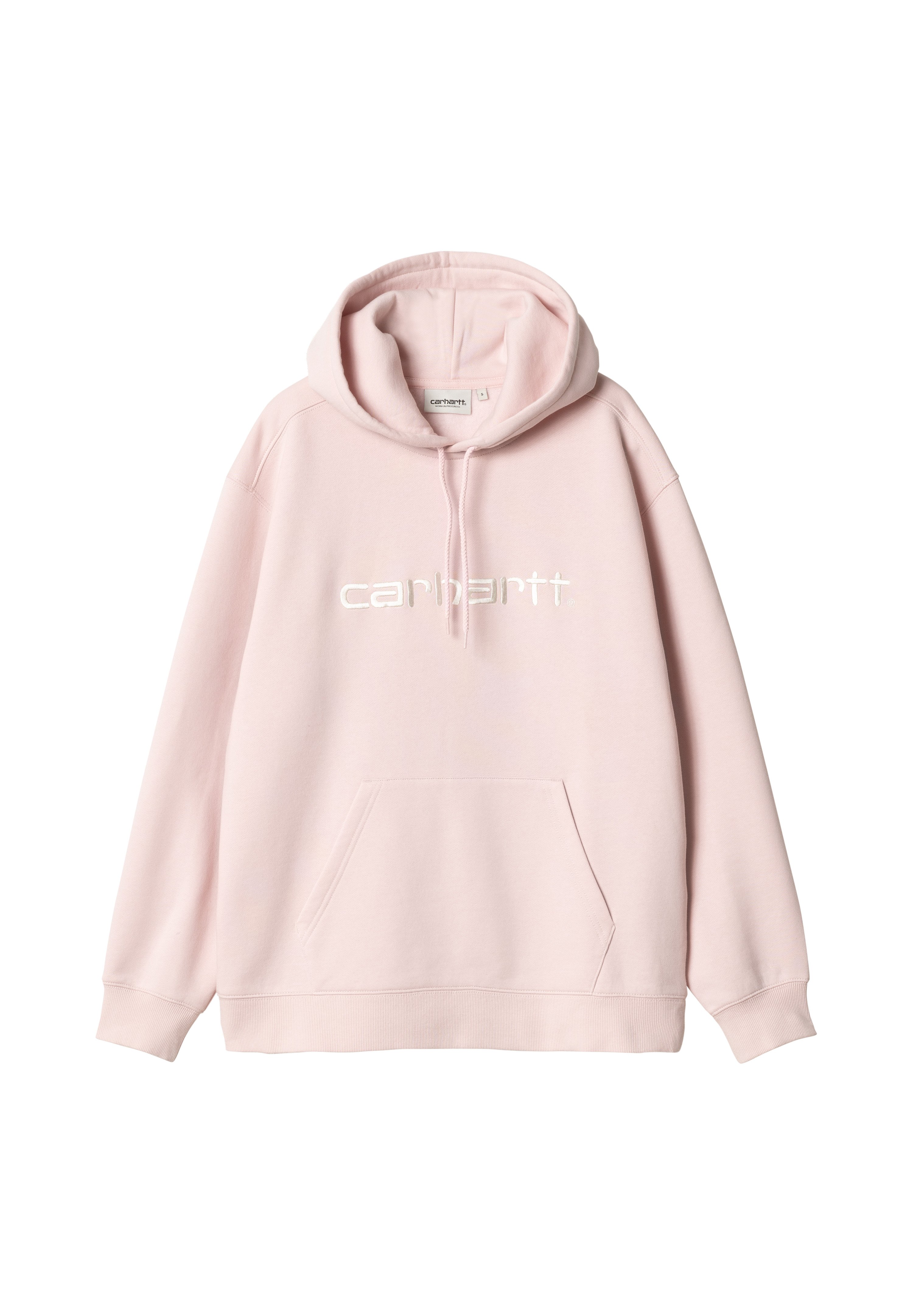 Carhartt WIP HOODED LOGO - Hoodie - air pink wax/light pink - Zalando