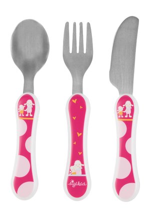 3 TLG  BESTECK SET - Kids' tableware set - pink