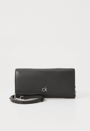 Calvin Klein, WALLET MINI BAG - Peňaženka - black