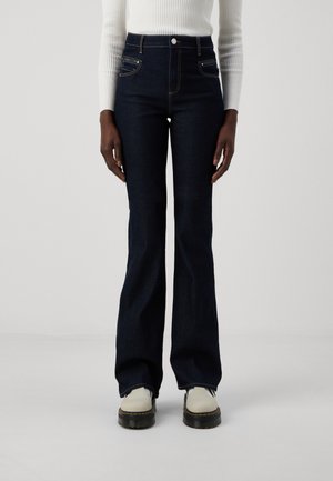 ONLY Tall ONLSANDRA ZIP - Flared Jeans - dark blue denim