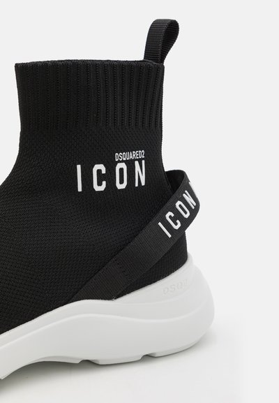 DSQUARED2 ICON Zapatillas altas - nero/bianco