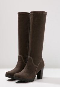 Tamaris Stivali alti - dark brown