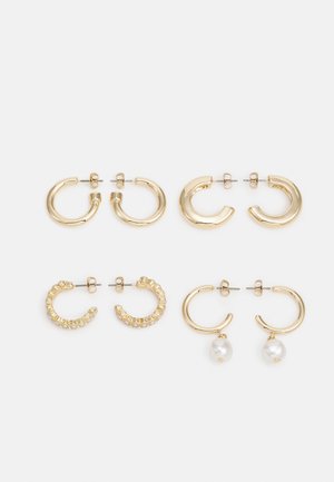 PCANNIE EARRINGS 4 PACK - Earrings - gold-coloured