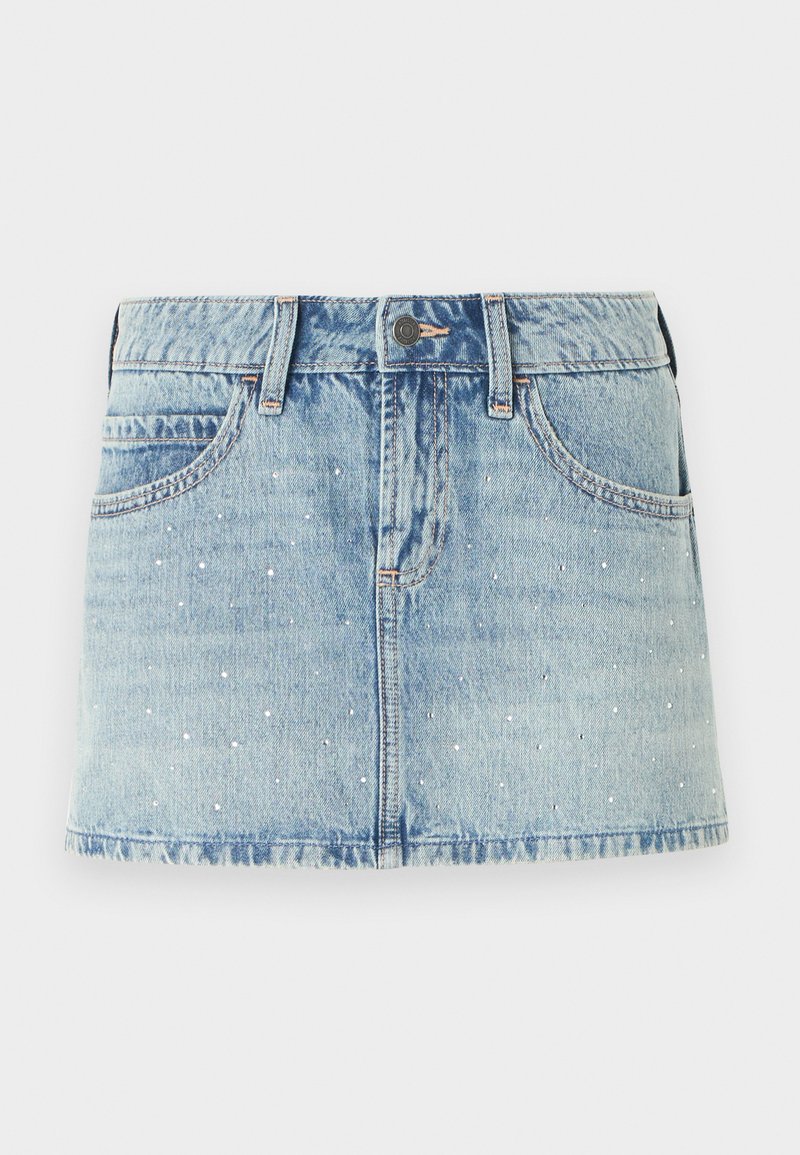 Hollister Co. Minirok blauw denim/bluedenim