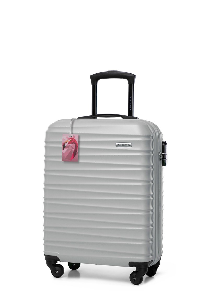 WITTCHEN SMALL SUITCASE WITH LUGGAGE TAG FROM ABS - Kufr - grey