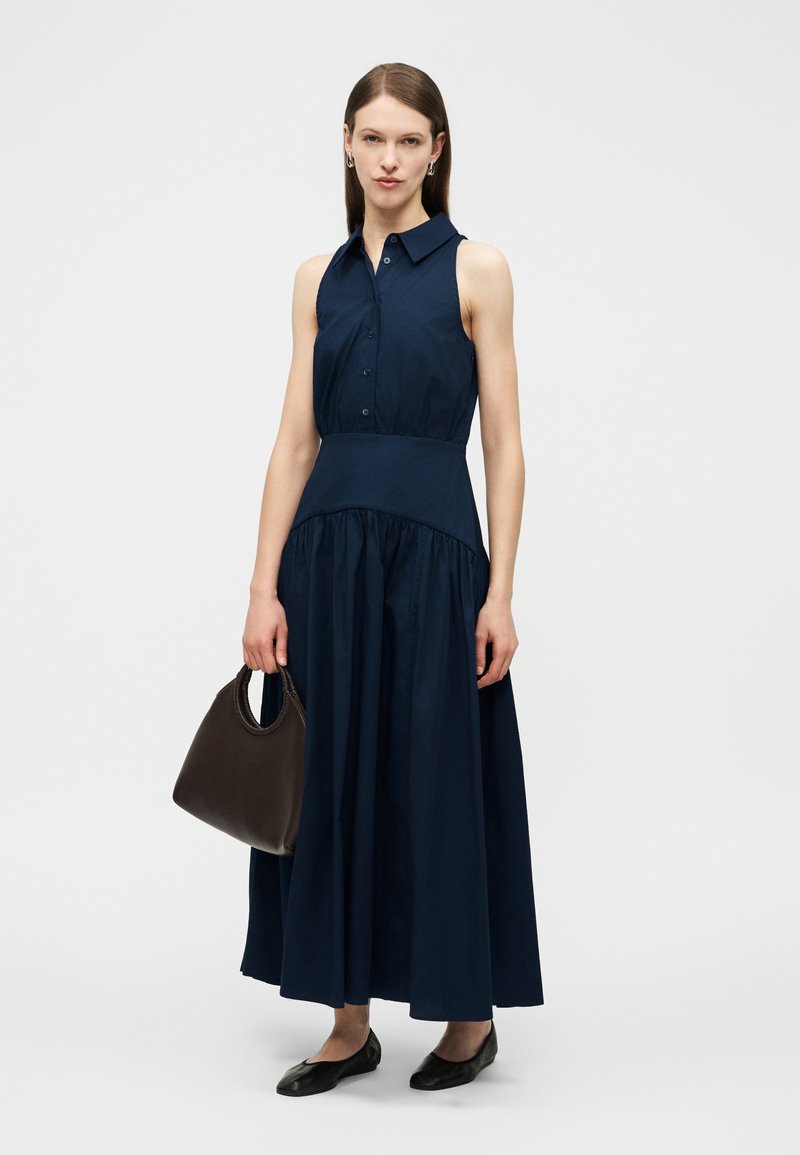 STAUD ROMY DRESS - Shirt dress - navy/dark blue - Zalando STAUD ROMY DRESS - Shirt dress - navy/dark blue - Zalando