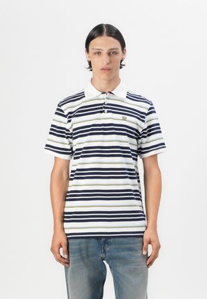 Wrangler STRIPE - Polo shirt - worn white