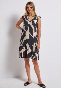 Street One GEMUSTERTES - Vardagsklänning - grau